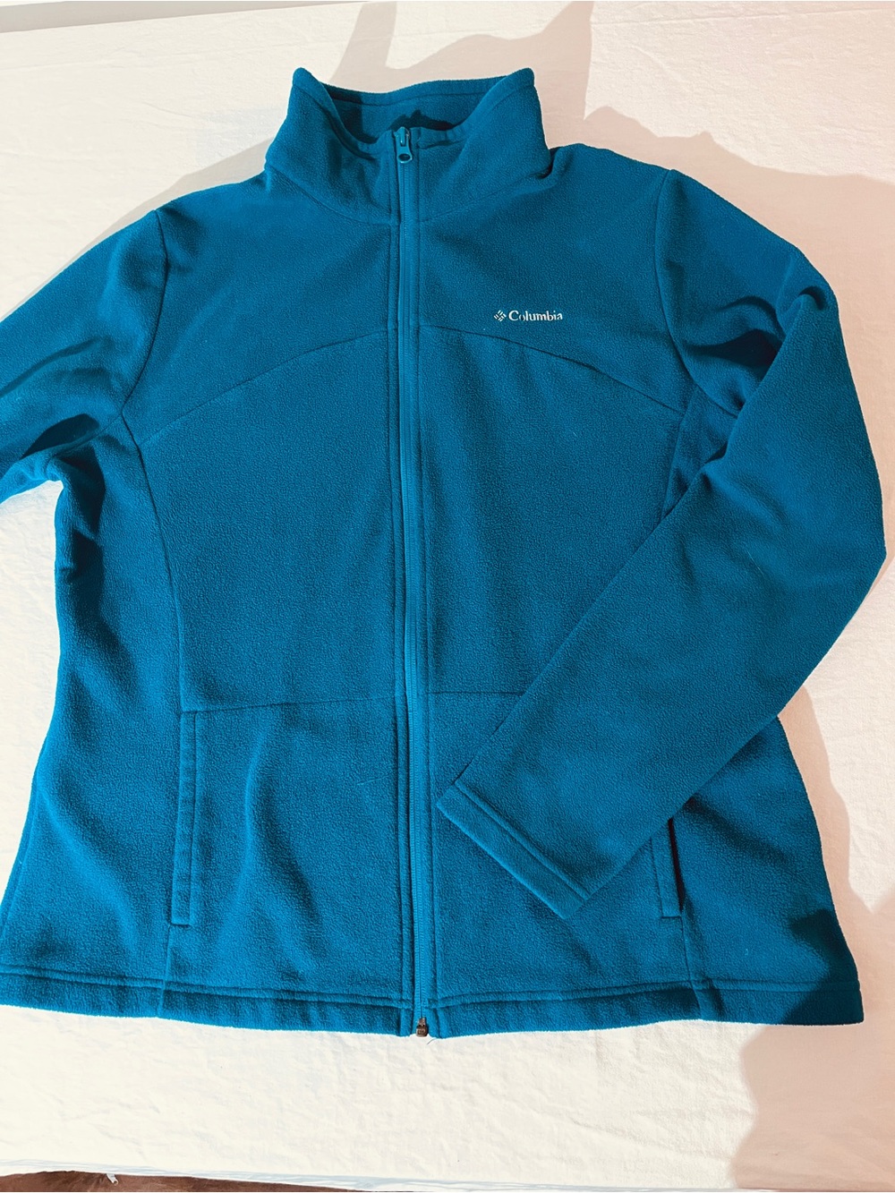 Women's Teal Columbia Fleece Jacket